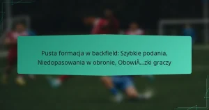 Pusta formacja w backfield: Szybkie podania, Niedopasowania w obronie, Obowiązki graczy